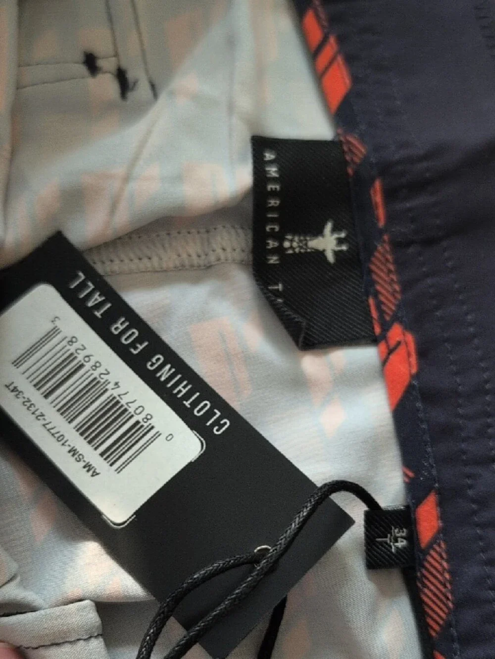 Amercan Tall Men's New Shorts  - Size 34 Tall